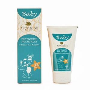 Sončna krema z arganovim oljem z zaščito pred soncem SPF 50+